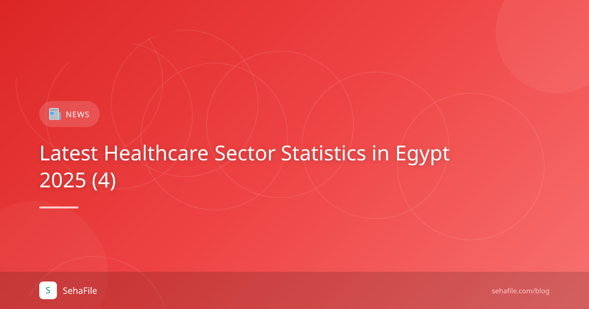 Latest Healthcare Sector Statistics in Egypt 2025 (4)